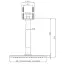 BOSSINI DREAM-RECTANGULAR Верхний душ 500 x 400 мм 1 режим - держателем вертикальным 300 x Ø 36 мм, цвет: хром