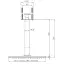 BOSSINI DREAM-RECTANGULAR Верхний душ 400 x 300 мм 1 режим - держателем вертикальным 300 x Ø 36 мм, цвет: хром