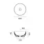 Catalano Sfera Раковина 32см накладная, без отв., цвет: белый матовый