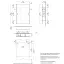 Devon&Devon Papillon cabinet Зеркало шкаф 55xh80x14cм, с деревянными полкам
