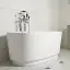 Devon&Devon Dove Ванна отдельностоящая, 170.5х64.7х84.6см., White tec plus, с донным клапаном, цвет: белый