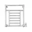 Devon&Devon Jupiter 3 Полотенцесушитель электрический 66x68.5x14.3см, термостат хром, подключение DX, цвет: хром