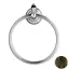 Devon&Devon Black Diamond Полотенцедержатель - кольцо 21см., подвесной, цвет: черный/бронза