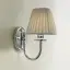 Devon&Devon Jasmine Светильник настенный с абажуром 16x23,5 x h25cм, IP20, фурнитура: хром
