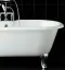 Devon&Devon Draycott Ванна 170х79хh61 см, чугунная, отдельностоящая,белая загрунтованная снаружи, ножки EAGLE белые