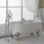 Devon&Devon Draycott Ванна чугунная отдельностоящая 170х79хh61см, цвет: белый, ножки аллюминий полированный