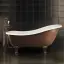 Devon&Devon Regina Copper Effect Ванна чугунная отдельностоящая 163.5х76х65см, цвет: состаренная медь