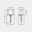 Devon&Devon Crystal Светильник настенный с абажуром 31x23xh51,5cм, IP20, фурнитура: хром