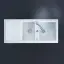 Duravit Cassia Кухонная мойка 116x51см., встраиваемая, цвет: белая