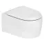 Duravit Qatego Унитаз подвесной 37х57см., с креплением Durafix, с установленными петлями из нерж. стали, цвет: белый