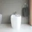 Duravit Qatego Биде напольное 39х60х40см., 1 отв., Weiß Hochglanz, цвет: белый