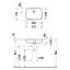 Duravit Qatego Раковина 48х37х15см., встраиваемая снизу, без отв., цвет: белый