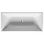 Duravit Vitrium Ванна отдельностоящая 185x85см., с ножками, с2 наклонами для спины, прямоугольная, цвет: белый