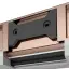 Keuco Edition 11 Полочка для душа со стеклоочистителем, подвесная, цвет: brushed red gold/aluminium