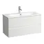 Laufen Lua База с раковиной 100х45хh52см, с 1 отв., 2 ящика, цвет: белый матовый