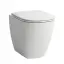 Laufen Lua Унитаз напольный 52x36xh42см, безободковый, цвет: белый глянцевый