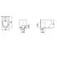 Laufen Alessi One Биде напольное 39x58.5x41.5см, с 1 отв. под смеситель, с покр. LCC, цвет: белый