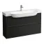 Laufen New Classic Тумба с раковиной, 117.5x31.5x67.5см, 2 ящика, напольный, цвет: черный дуб