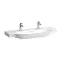 Laufen New Classic Раковина 120х48х16.5 см, 2 отв., накладная, с переливом, цвет: белый