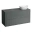 Laufen New Classic Тумба с раковиной, DX, 117.5х45.5х60см, 2 ящика, подвесная, цвет: серый