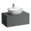 Laufen New Classic Тумба с раковиной, 77.5x45.5x34.5см, 1 ящиком, подвесная, цвет: серый