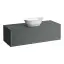 Laufen New Classic Тумба с раковиной, 117.5x45.5x34.5см, 1 ящиком, подвесная, цвет: серый