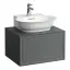 Laufen New Classic Тумба с раковиной, 57.5х45.5х34.5см, 1 ящик, подвесная, цвет: серый