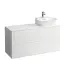 Laufen New Classic Тумба с раковиной, DX, 117.5х45.5х60см, 2 ящика, подвесная, цвет: белый глянцевый