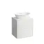 Laufen New Classic Тумба с раковиной, 57.5x45.5x60см, 2 ящика, подвесная, цвет: белый глянцевый