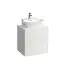 Laufen New Classic Тумба с раковиной, 57.5x45.5x60см, 2 ящика, подвесная, цвет: белый глянцевый