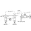 Nicolazzi El Capitan Смеситель для душа на 2 отверстия, вывод сверху 1/2" (без шланга и лейки), цвет: тёмная бронза
