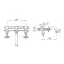 Nicolazzi Dames Anglaises Смеситель для раковины, настенный, цвет: Bronze Plated