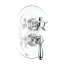 Nicolazzi Dames Anglaises Смеситель для душа, встраиваемый, 3/4” с запорным вентилем, цвет: хром
