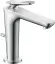 AXOR Citterio C Смеситель для раковины однорычажный 125 с CoolStart и сливным клапаном Push-Open - cubic cut, цвет: хром