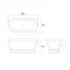 Ванна Dea Design Shadow DD8609.1500.18 цвет-белый матовый