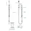 Смеситель для ванны THG Marcel U3R-6532/60A