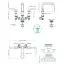 Смеситель для раковины THG Marcel U3R-151