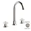 Смеситель для раковины Cristal&Bronze ÉLÉGANCE C34-B3-1301 матовый никель