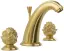 Смеситель для раковины Cristal&Bronze ODIOT C65-D1-1301 золото