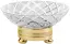 Мыльница Cristal&Bronze CRISTAL TAILLE “LOSANGE” CISELÉ FS09C-C13-601 Clear crystal/Polished Soft Gold C13