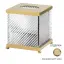 Контейнер для салфеток Cristal&Bronze INFINI FS14-C13-651 хрусталь/Polished Soft Gold