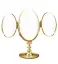 Зеркало косметическое Cristal&Bronze PEARL FS01-D1-6150 золото