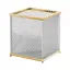 Корзина Cristal&Bronze INFINI FS14-D1-672 прозрачный хрусталь с огранкой Infini/золото