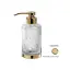 Дозатор Cristal&Bronze INFINI FS14-C13-631 хрусталь/Polished Soft Gold