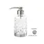 Дозатор Cristal&Bronze CRISTAL TAILLE “LOSANGE” LISSE FS09P-A1-631 прозрачный хрусталь/хром