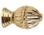 Запорный вентиль встраиваемый 1/2", горячий, влево Polished Soft Gold