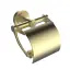 Держатель для туалетной бумаги Cristal&Bronze ALLIANCE C29-D3-503 Matt Soft Gold
