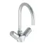 Смеситель для раковины Cristal&Bronze ALLIANCE C29-B2-1101 velvet chrome