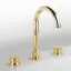 Смеситель для раковины Cristal&Bronze ALLIANCE C29-C13-1301 Polished Soft Gold