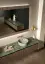 Композиция №8 Oasis Naos Комплект мебели 245х56xh32см, подвесной, мраморный топ verde alp, цвет: золото матовое/орех трубчатый